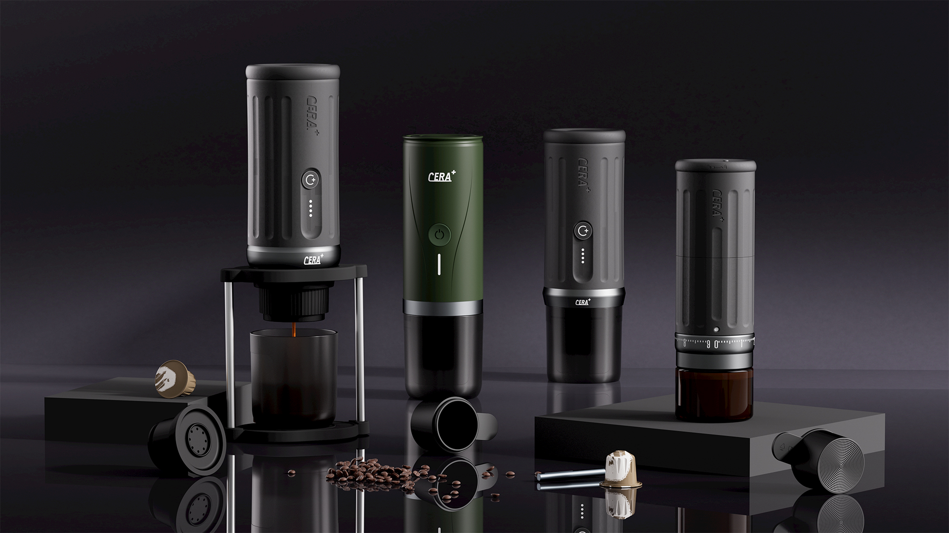 portable espresso maker picture
