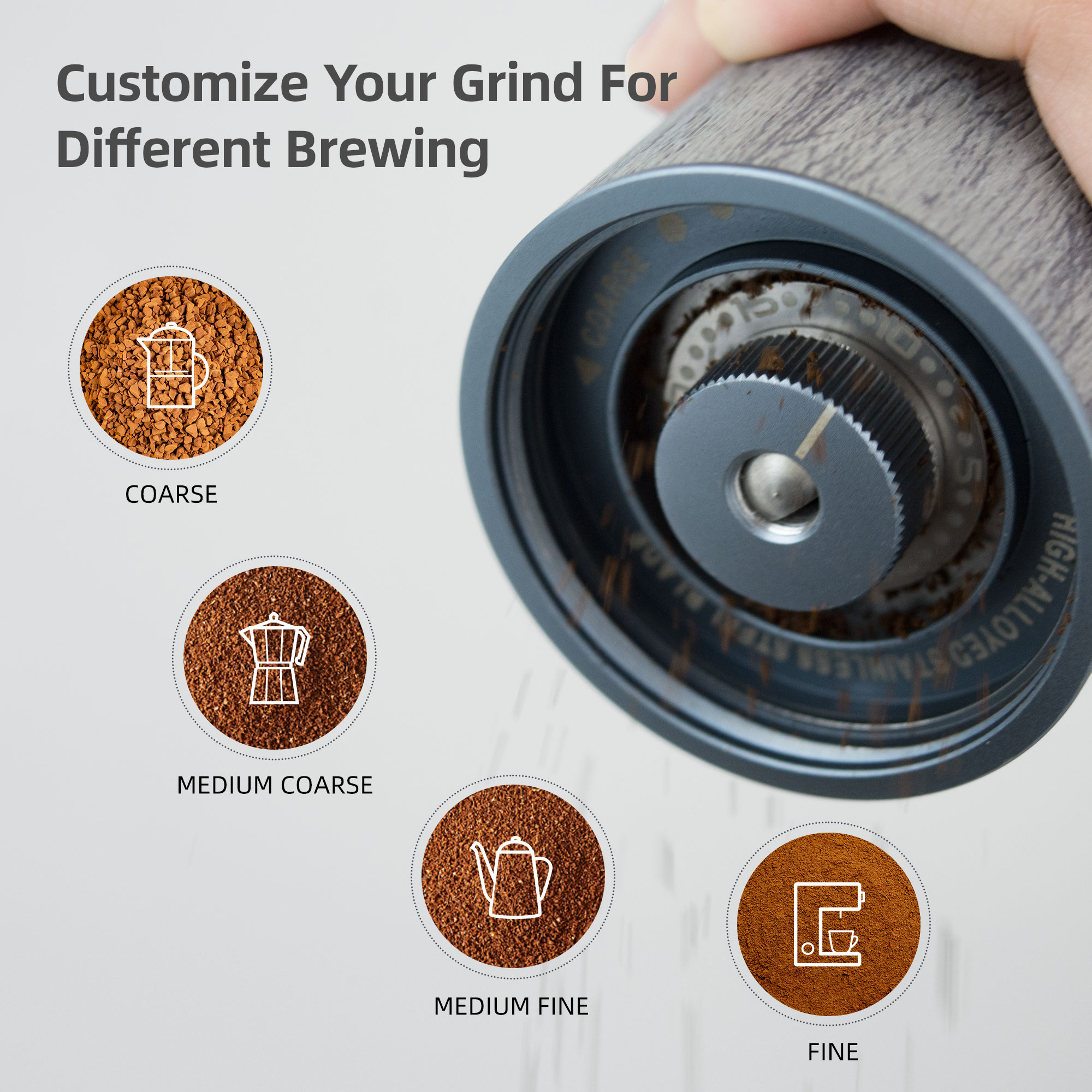 CG01 Manual Version Coffee Grinder